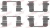 Планка супорта (переднього) прижимна (к-кт) Isuzu D-Max 02- QUICK BRAKE 109-1834 (фото 1)