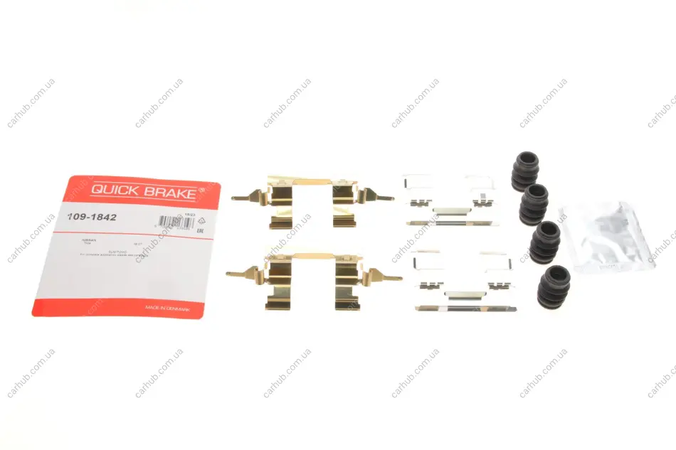 Планка супорта (переднього) прижимна (к-кт) Nissan Cube 09-/Juke 10- (Sumimoto) QUICK BRAKE 109-1842 (фото 1)