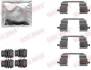 Монтажний набір гальмівних колодок передн HONDA CIVIC VII 1.6 02.01-09.05 QUICK BRAKE 1091844 (фото 1)