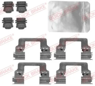 Монтажний набір гальмівних колодок задн LAND ROVER DEFENDER, DISCOVERY V, RANGE ROVER IV, RANGE ROVER SPORT II 2.0-5.0 08.12- QUICK BRAKE 1091867