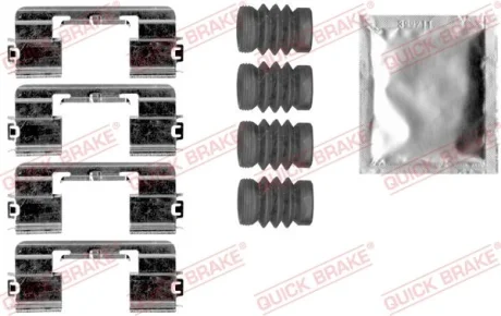 Монтажний набір гальмівних колодок задн OPEL ASTRA J GTC, ZAFIRA C 1.4-2.0D 10.11-07.19 QUICK BRAKE 1091875