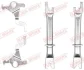 Регулятор гальм FORD RANGER MAZDA BT-50 NISSAN NAVARA NP300, X-TRAIL III RENAULT ALASKAN 1.6-3.2D 06.99- QUICK BRAKE 11153005 (фото 1)