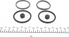 Ремкомплект супорта (переднього) MB E-class/M-class/Opel Astra 09- (d=40/44mm) (Brembo) QUICK BRAKE 114-0079 (фото 3)
