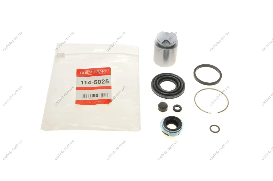 Ремкомплект супорта (заднього) Mazda 6 02-13 (d=35mm) (Akebono) (+поршень) QUICK BRAKE 114-5025 (фото 1)