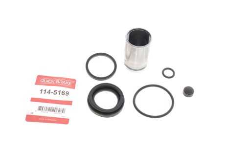 Фото ремкомплект супорта (заднього) Renault Megane/Scenic 08- (d=34mm) (+поршень) QUICK BRAKE 114-5169 Ремкомплект супорта (заднього) Renault Megane/Scenic 08- (d=34mm) (+поршень) QUICK BRAKE 114-5169