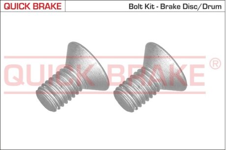 Фото болти кріплення гальм. дисків QUICK BRAKE 11669K Болти кріплення гальм. дисків QUICK BRAKE 11669K