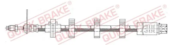 Гальмівний шланг QUICK BRAKE 32984 (фото 1)