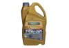 Трансмиссионное масло MTF-2 GL-4 MT-1 75W-80 синтетическое 4 л RAVENOL 1221103004 (фото 1)