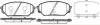 Гальмівні колодки дискові HYUNDAI Veracruz/IX55 "F REMSA 132212 (фото 1)