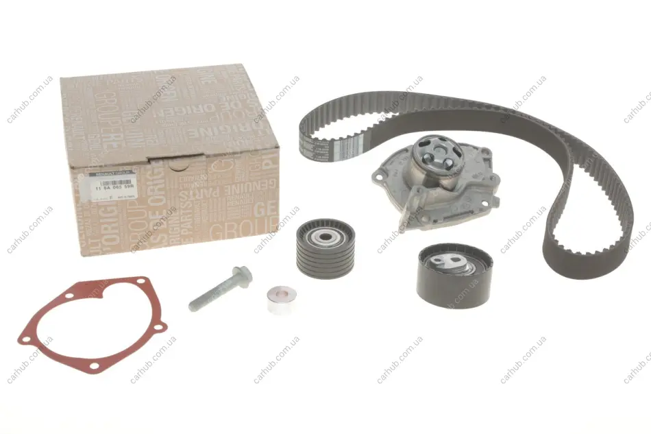 Комплект ГРМ + помпа Renault Clio III/Megane II/III/Scenic II/Trafic 2.0 16V 01- (27x126z) RENAULT 119A06559R (фото 1)