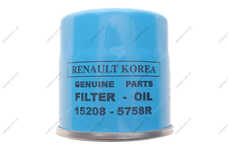 Фільтр масляний Renault Laguna 2.0i 16V 07- RENAULT 152085758R (фото 1)