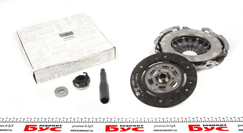 Комплект зчеплення Dacia Dokker 12-/Renault Kangoo 1.6 16V 08- (d=200mm) 26z RENAULT 302052307R (фото 1)