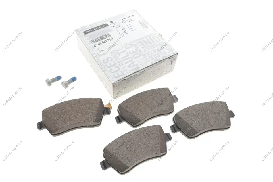 Колодки гальмівні (передні) Renault Kangoo 08-/Duster 10-/Megane 15-/MB Citan 1.2-2.0 12- RENAULT 410604775R (фото 1)