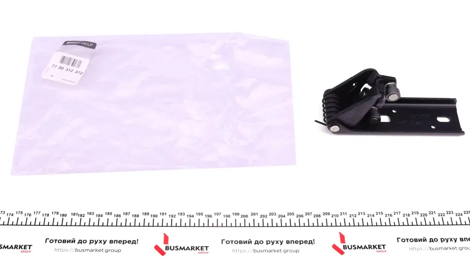 Ролик дверей (бічних/средний) Renault Trafic/Opel Vivaro 01- (з кронштейном) RENAULT 7700312372 (фото 1)