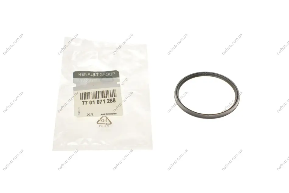 Прокладка патрубка інтеркулера ущільнююча Renault Megane/Scenic/Duster 1.5-2.0dCi 03- RENAULT 7701071288 (фото 1)