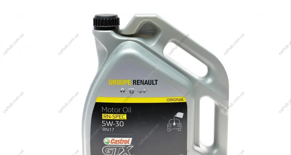 Олива 5W30 Castrol GTX RN 17 (5L) RENAULT 7711658105 (фото 1)