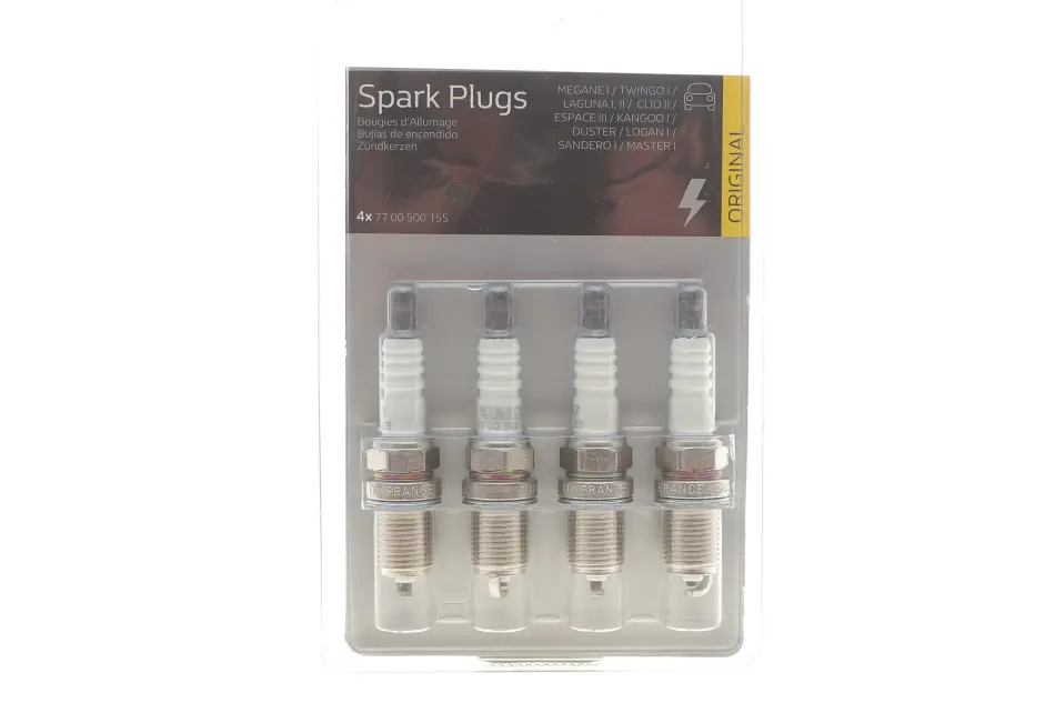 Свічка запалювання (к-кт 4шт) Renault K4M RENAULT 7711940253 (фото 1)