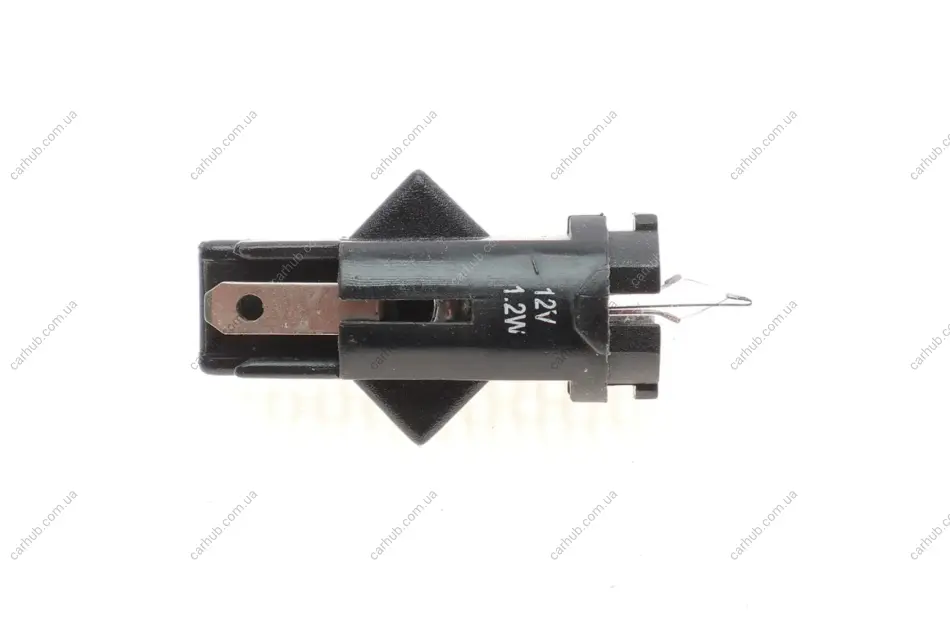 Автолампа 12V 1.2W BG8.5 - 5.5D Black (в прикурювач) Ring R509TLBK (фото 1)