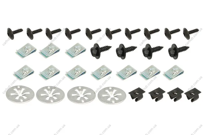 Кріплення захисту двигуна (комплект) AUDI A3 8L SEAT LEON 1M, TOLEDO II 1M SKODA OCTAVIA I VW BORA, GOLF IV, NEW BEETLE 9C 09.96-12.10 ROMIX ROM 90204 (фото 1)