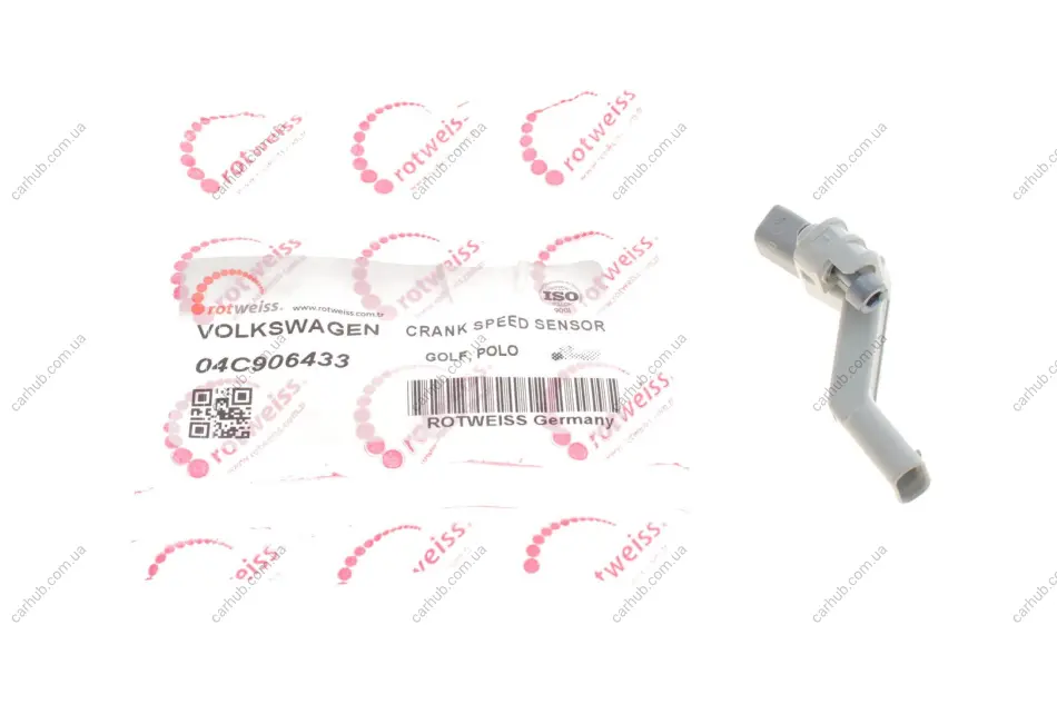Датчик положення колінвалу VW Caddy/Golf/Passat 1.0-1.6 11- (всередині OE VAG) ROTWEISS 04C906433 (фото 1)