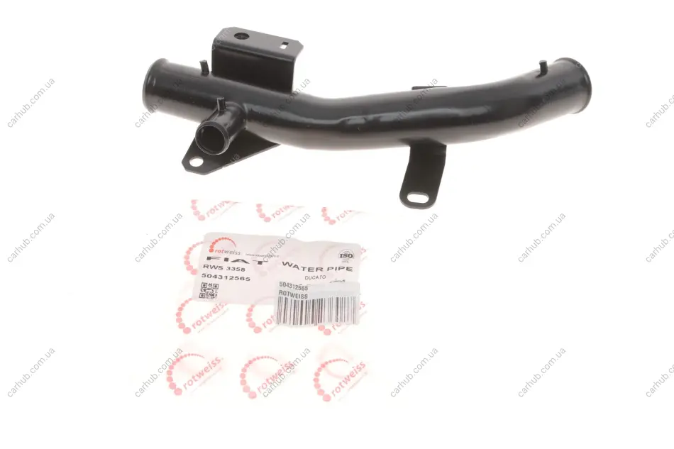 Трубка системи охолодження Fiat Ducato 2.3D 06-14 ROTWEISS 504312565 (фото 1)