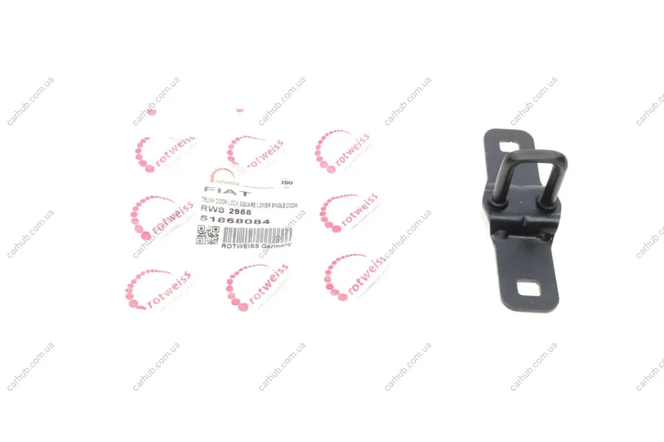 Скоба замка дверей (задніх) Fiat Doblo/Opel Combo 10- ROTWEISS 51868084 (фото 1)