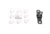 Скоба замка дверей (задніх) Fiat Doblo/Opel Combo 10- ROTWEISS 51868084 (фото 1)