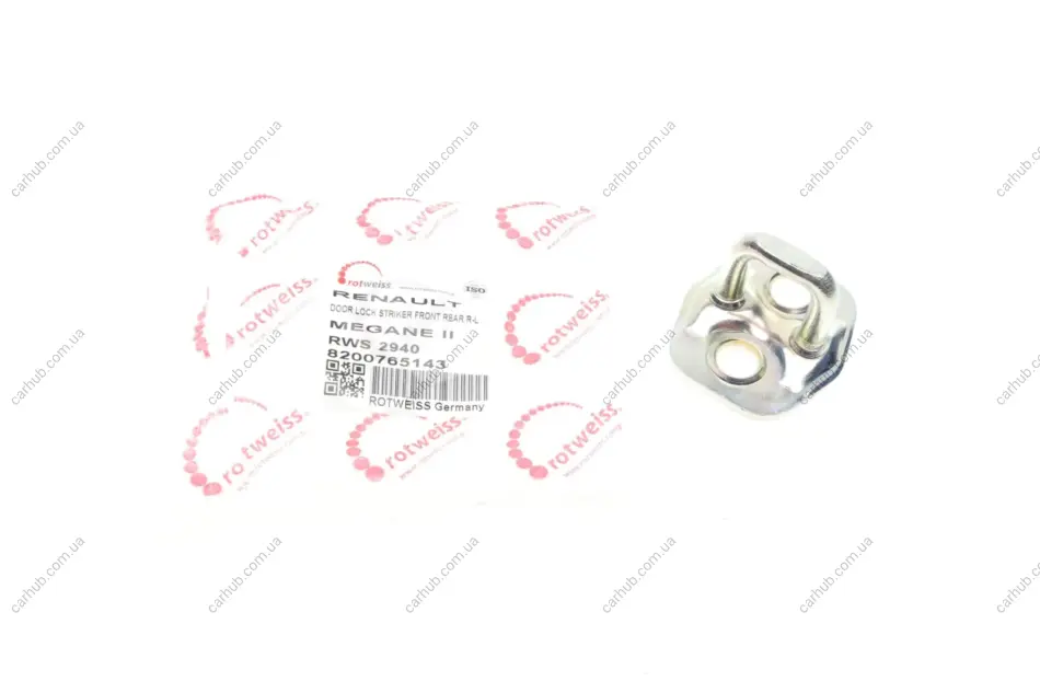 Петля дверей (передніх) Renault Laguna II/Megane II 01-08 ROTWEISS 8200765143 (фото 1)