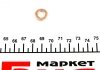 Шайба под форсунку Citroen Berlingo 1.6HDI/Renault Master 2.3dCi 10- (7.1x16x2) ROTWEISS RWS1468 (фото 1)