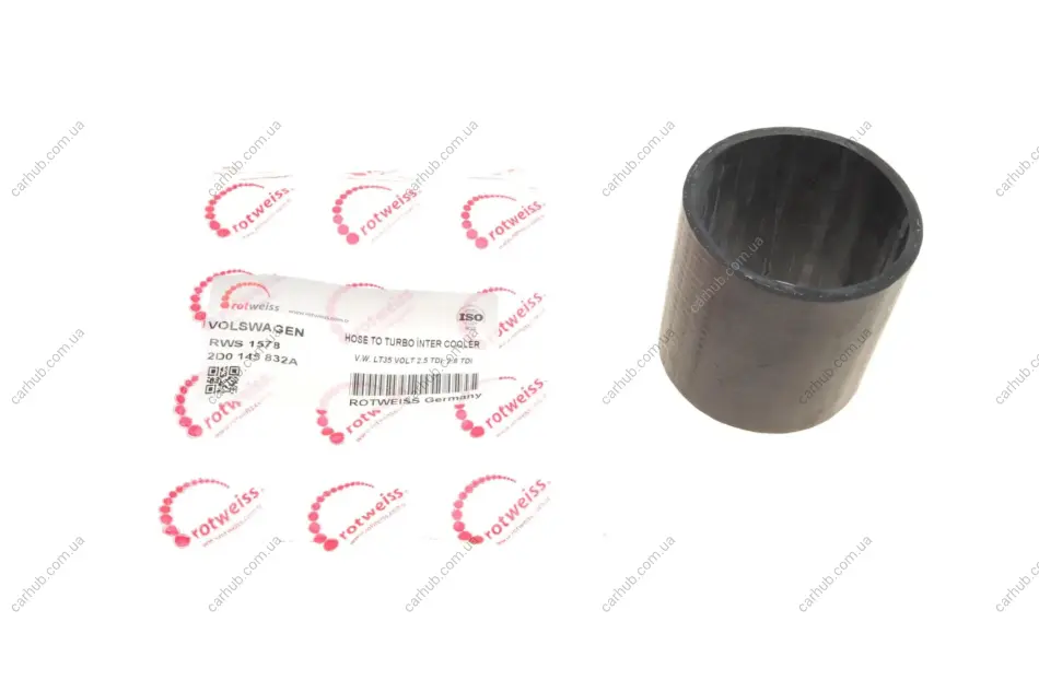 Патрубок інтеркулера VW LT 2.5TDI 96-06 ROTWEISS RWS1578 (фото 1)