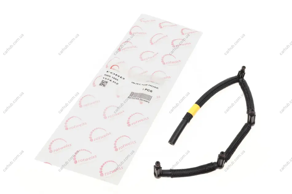 Шланг зливний Citroen C2/C3/C4/C5 III/Peugeot 207/308 1.6HDi 04- ROTWEISS RWS1889 (фото 1)