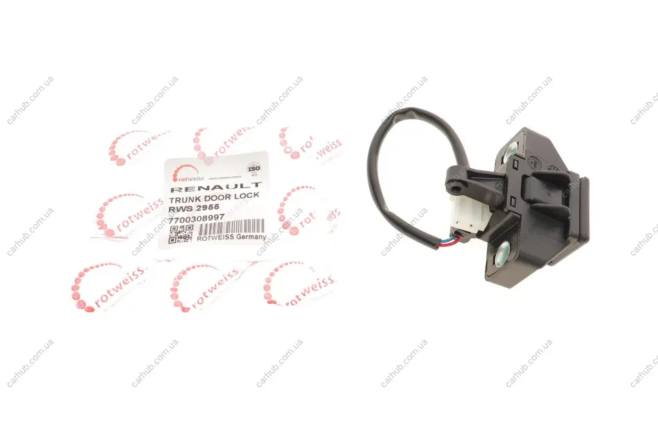 Замок кришки багажника Renault Kangoo 97- ROTWEISS RWS2955 (фото 1)
