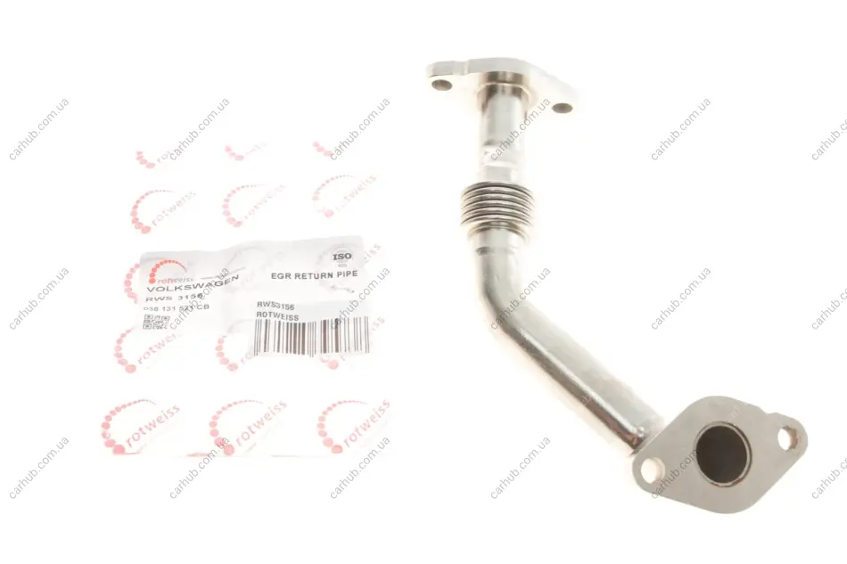Трубка клапана EGR VW Passat 2.0 TDI 03-05 ROTWEISS RWS3156 (фото 1)