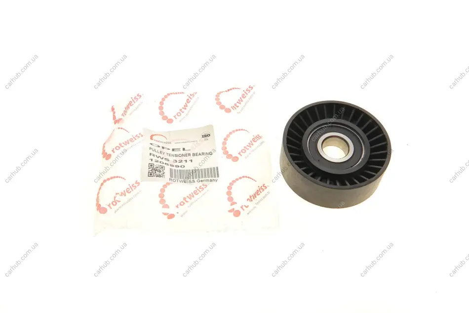 Ролик генератора Opel Combo 1.4 94-01 (натяжний)(69.5X25) ROTWEISS RWS3211 (фото 1)