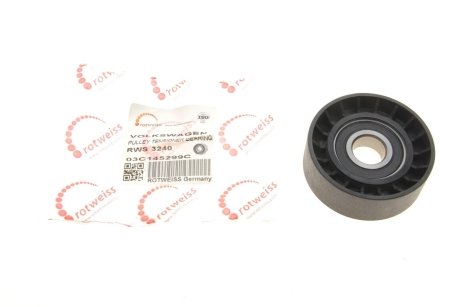 Ролик генератора VW Caddy 1.2TSI/Skoda Roomster 1.2TSI (натяжной) (65x24) ROTWEISS RWS3240