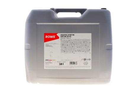 Олива 5W30 HIGHTEC SYNT RS HC (20L) (ILSAC GF-2/WSS-M2C912-A/WSS-M2C913-A/-B) ROWE 20024-0200-99