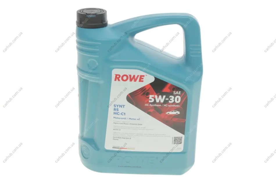 Олива 5W30 HIGHTEC SYNT RS HC-C1 (5L) (Jaguar Land Rover STJLR.03.5005/Ford WSS-M2C934-B/Mazda) ROWE 20109-0050-99 (фото 1)