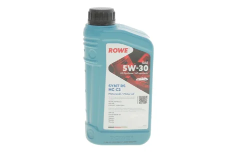 Олива 5W30 HIGHTEC SYNT RS HC-C2 (1L) (PSA B71 2290-2014/Fiat 9.55535-S1) (ACEA C2) ROWE 20113-0010-99