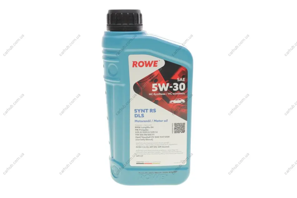 Олива 5W30 HIGHTEC SYNT RS DLS (1L) (MB 229.31/229.51/MB 229.52/BMW LL-04) (ACEA C2,C3/API SN/CF) ROWE 20118-0010-99 (фото 1)