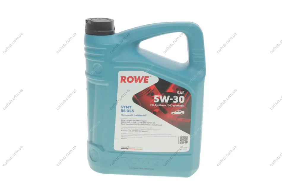 Олива 5W30 HIGHTEC SYNT RS DLS (4L) (MB 229.31/229.51/MB 229.52/BMW LL-04) (ACEA C2,C3/API SN/CF) ROWE 20118-0040-99 (фото 1)