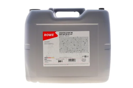 Олива 5W30 HIGHTEC SYNT RS HC-C4 (20L) (RN 0720/MB 229.51/MB 226.51) (ACEA C3,C4) ROWE 20121-0200-99