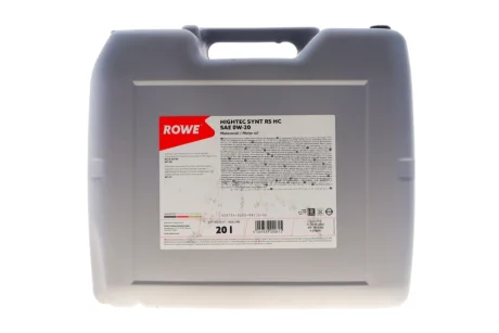 Олива 0W20 HIGHTEC SYNT RS HC (20L) (ACEA A5/B5) (API SN/API CF) ROWE 20134-0200-99
