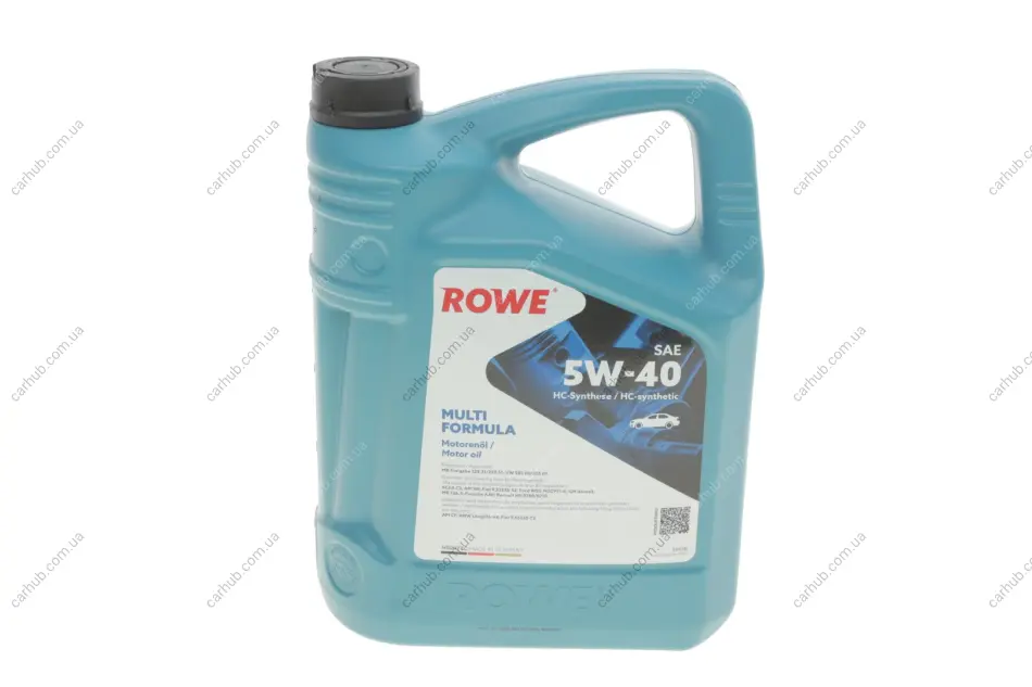 Олива 5W40 HIGHTEC MULTI FORMULA (5L) (MB 229.31/229.51/226.5/VW 505 00/505 01/BMW LL-04) ROWE 20138-0050-99 (фото 1)