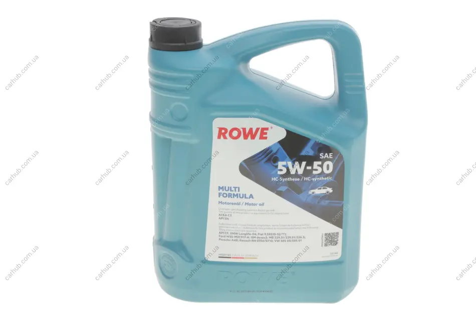 Олива 5W50 HIGHTEC MULTI FORMULA (5L) (VW 502 00/505 00/505 01/MB 229.31/229.51/226.5) (ACEA C3) ROWE 20148-0050-99 (фото 1)