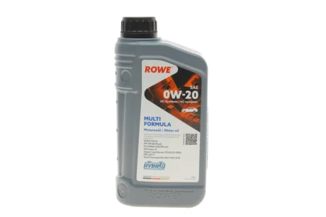 Олива 0W20 HIGHTEC MULTI FORMULA (1L) (MB 229.71/GM dexos D) (ACEA C5/C6) (API SP/SN PLUS) ROWE 20202-0010-99