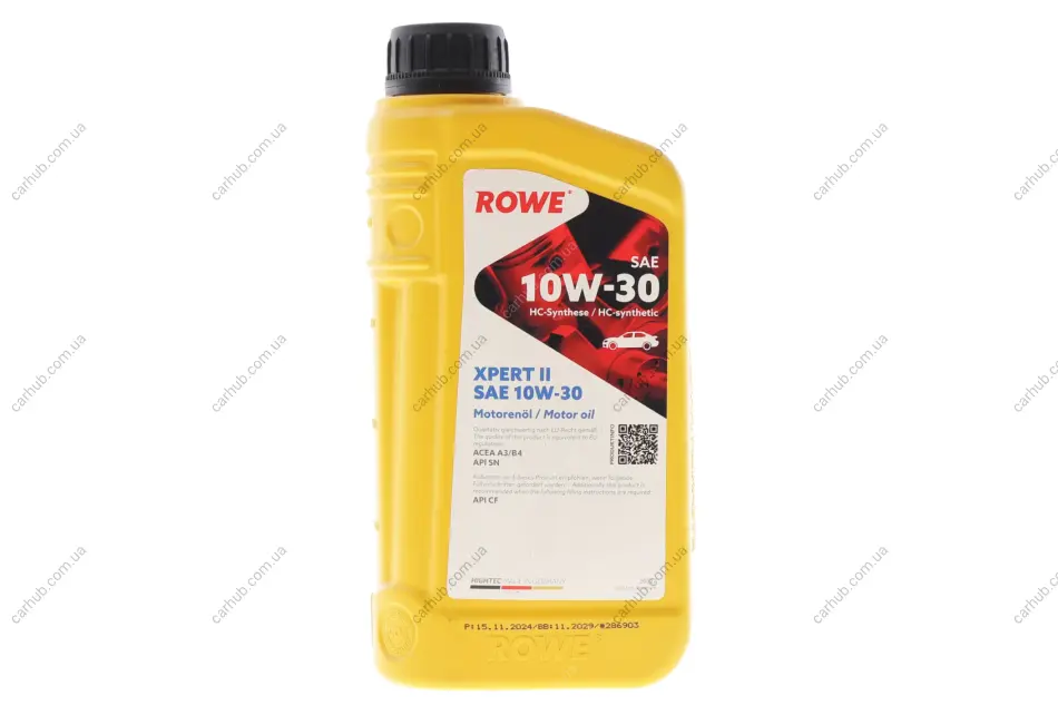Олива 10W30 HIGHTEC XPERT II (1L) (ACEA A3/B4) (API SN) ROWE 20327-0010-99 (фото 1)
