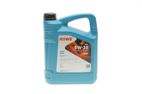 Олива 5W20 HIGHTEC SYNT ASIA (4L) (Hyundai/Kia/Mazda/Toyota) (API SP RC/SN PLUS RC) (ILSAC GF-5/-6A) ROWE 20359-0040-99