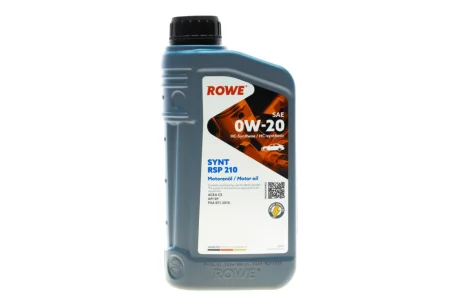 Олива 0W20 HIGHTEC SYNT RSP 210 (1L) (ACEA C5) (API SP) PSA B71 2010 ROWE 20371-0010-99