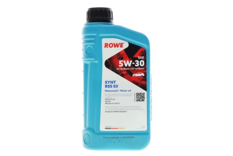 Олива 5W30 HIGHTEC SYNT RSS 03 (1L) (MB 229.31/229.51) (ACEA C2/C3/API SP) ROWE 20372-0010-99
