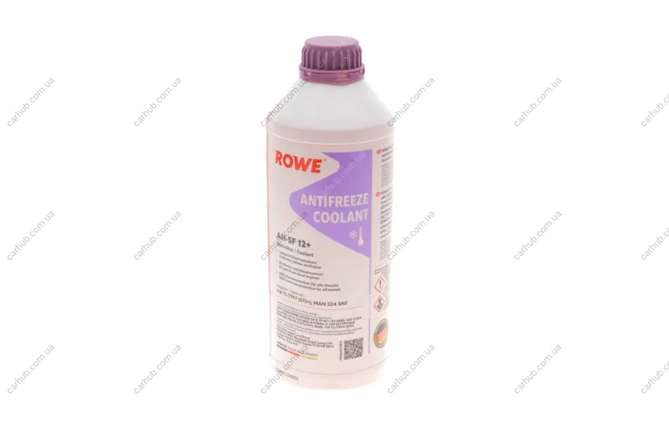 Антифриз (фіолетовий) G12/G12+ (1.5L) AN-SF 12+ HIGHTEC ANTIFREEZE (концентрат) ROWE 21014-0015-99 (фото 1)